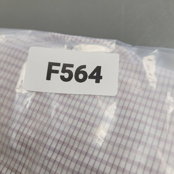 NWOT Calvin Klein Mens XL Tech Active Stretch Button-Down Shirt White & Purple - Picture 7 of 7